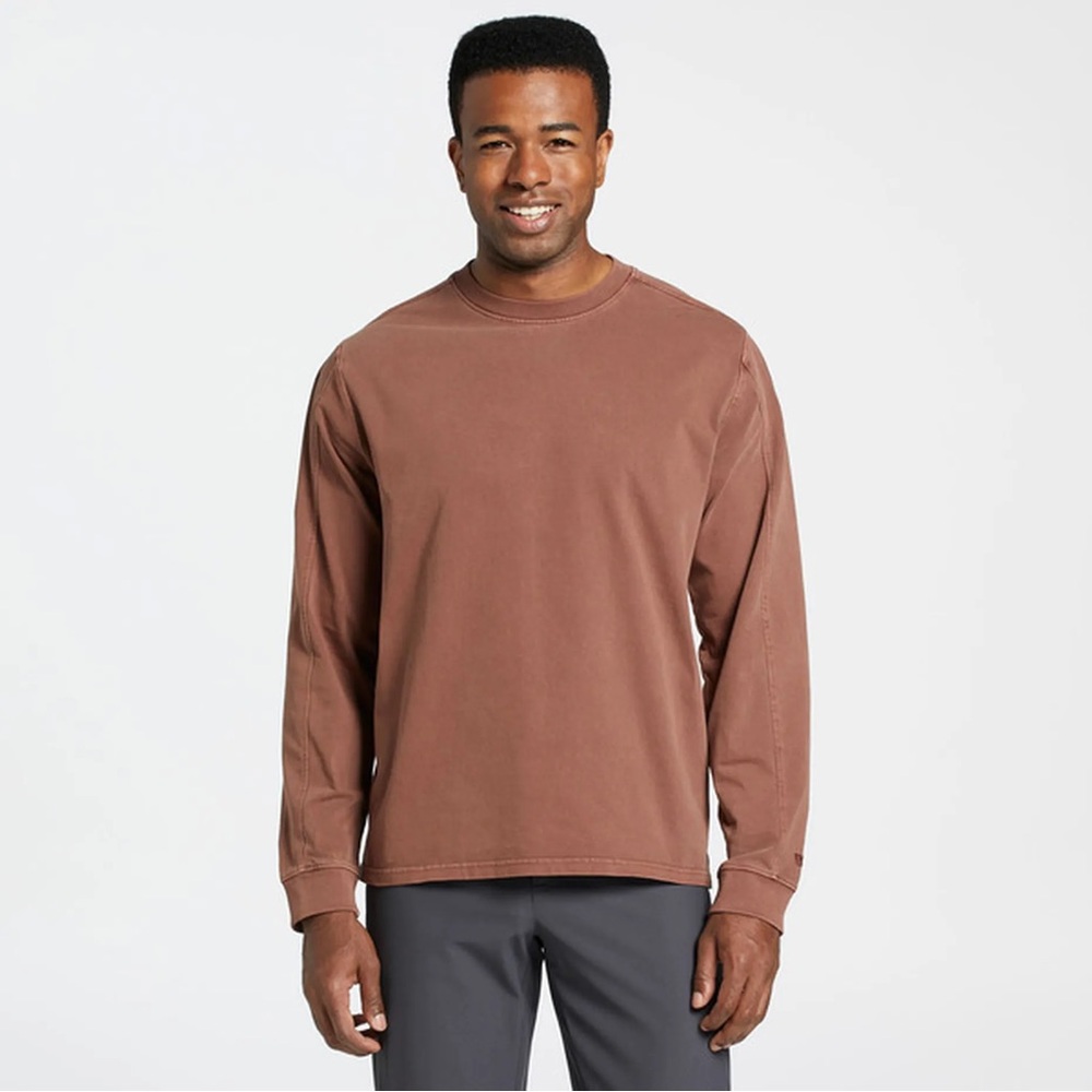 VRST Heavyweight Earth‎ Brown Long Sleeve Tee Men's Size XL NWT Gorpcore